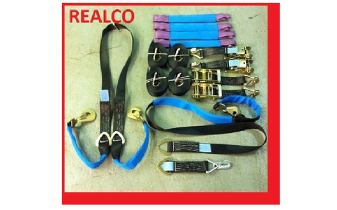 RED RECOVERY RATCHET STRAP