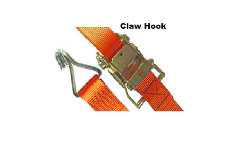 CAM STRAPS WITH CLAW HOOK 250KGS