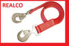 RED TOW WEB WITH SNAPHOOKS