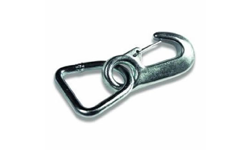 50MM FLAT HOOK WITH KEEPER 3000KG