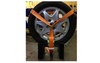 SPEC LIFT DOLLY CAR ADJUSTABLE 'Y' SHAPE RECOVERY STRAP (RATCHETS & FLAT HOOKS)