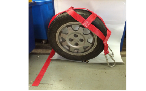 x2 4MTR CAR TRANSPORTER RECOVERY STRAPS