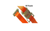 LIGHT DUTY RATCHET STRAP WITH E-TRACK 1500KG